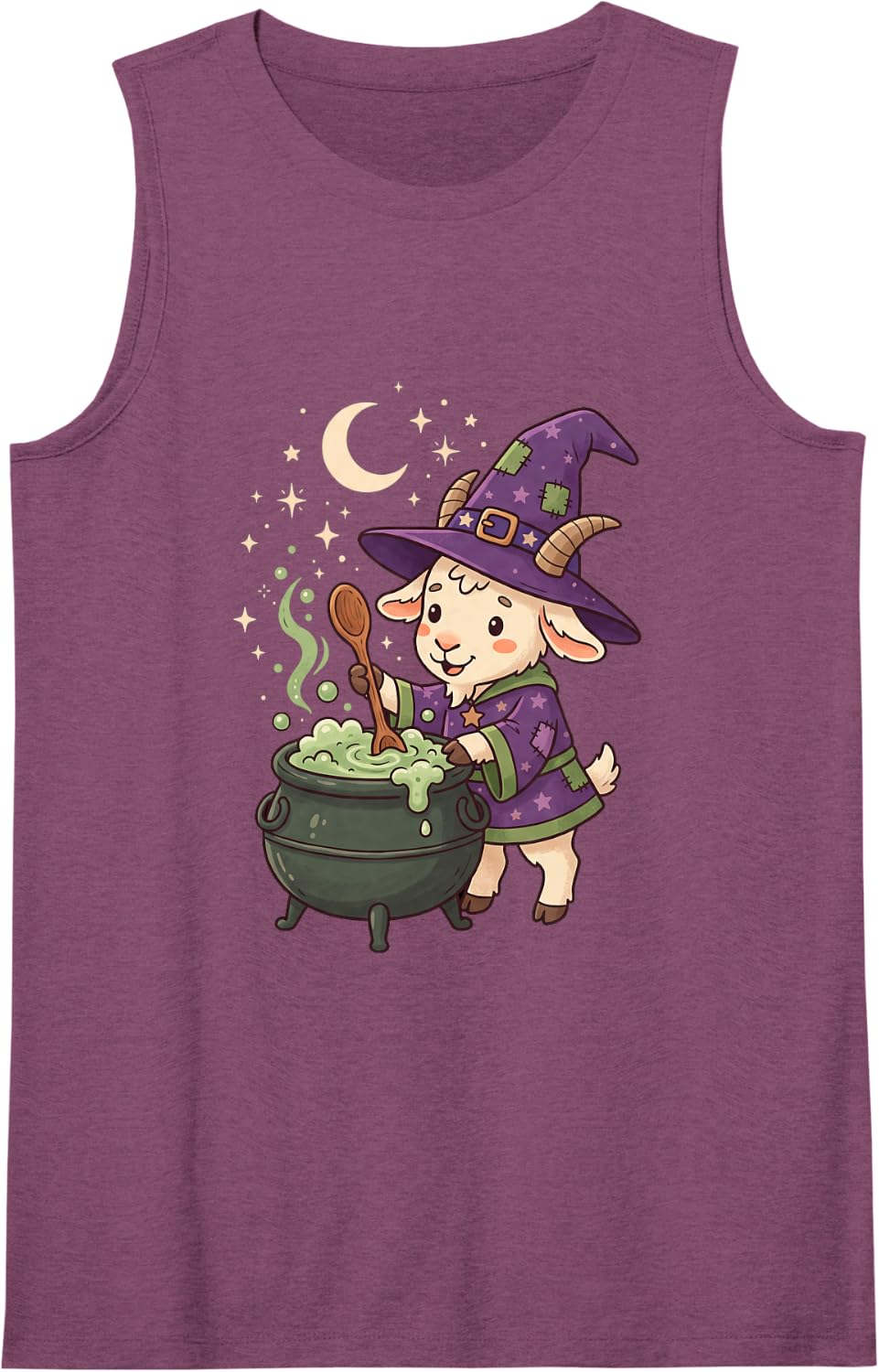 Cute Goat Magic Potion Halloween Costume Tank Top - Purple