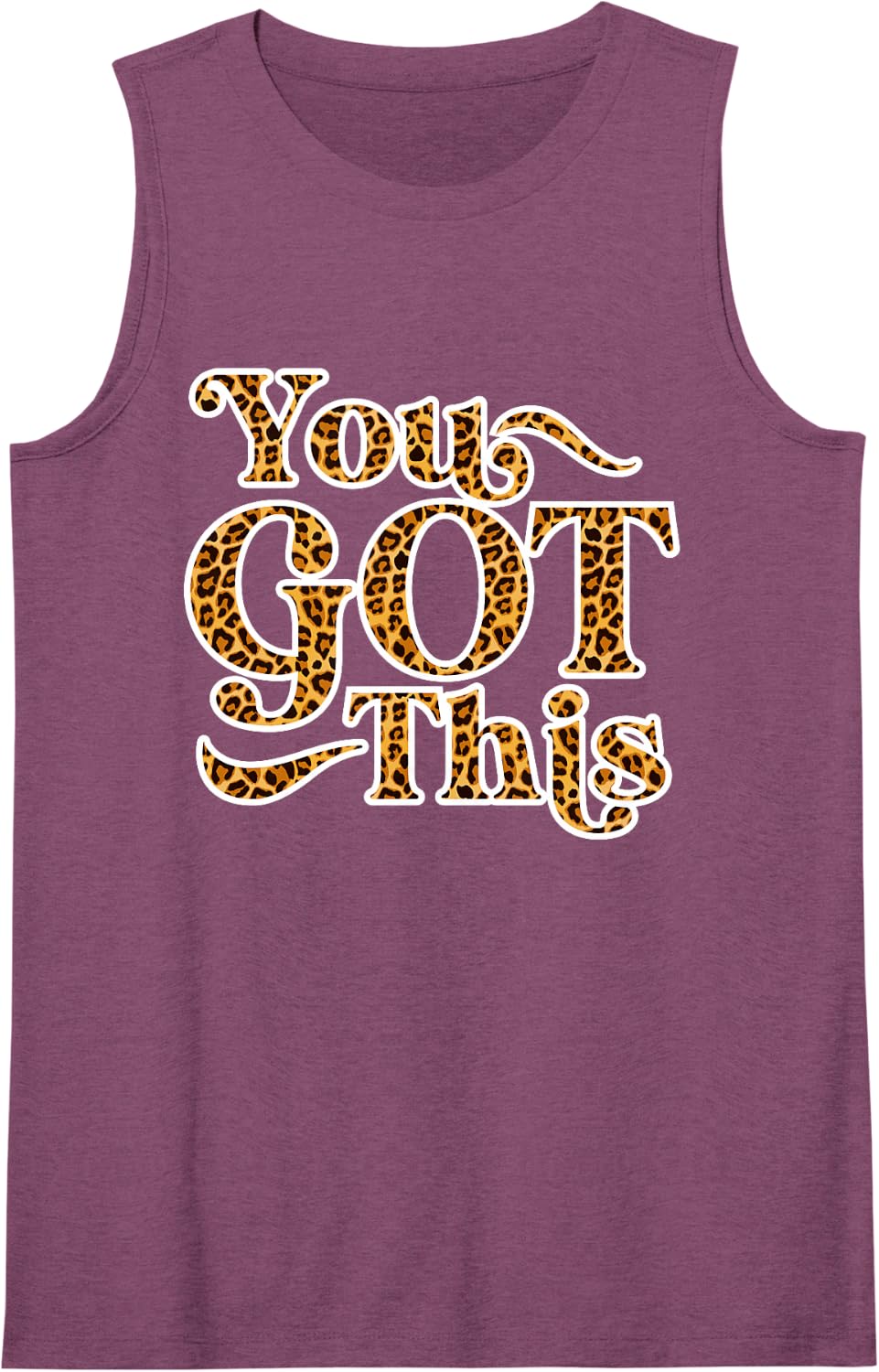 Funny Test Day Teacher You Got This Leopard Testing Day Sleeveless Tank Top - Purple