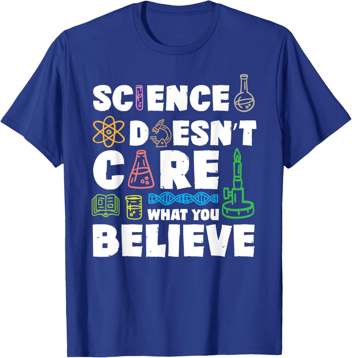 Chemistry Chemist Physicist Scientist Science T-Shirt - Royal Blue