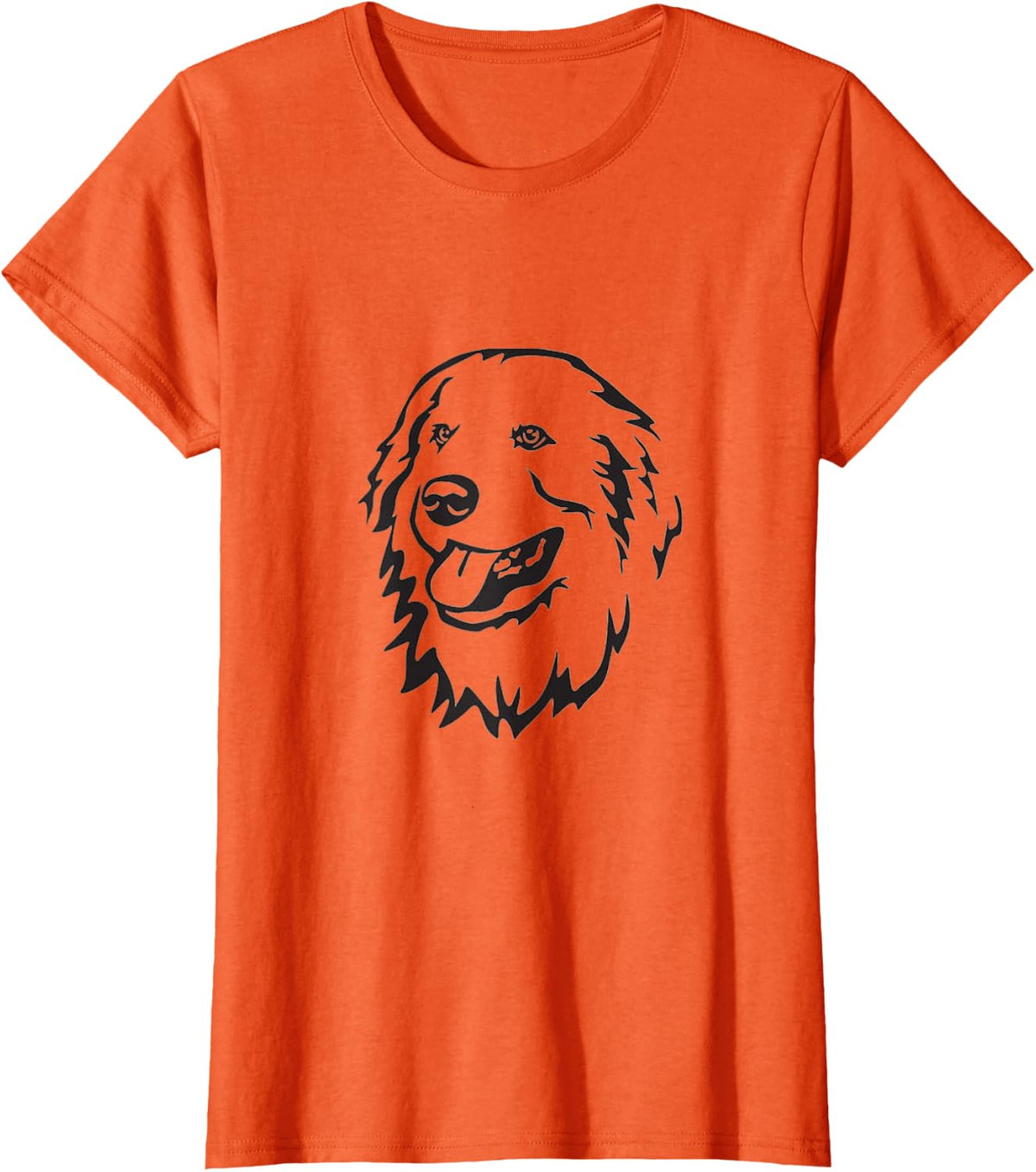 Great Pyrenees dog head owner T-Shirt for Men Women Kids - Orange