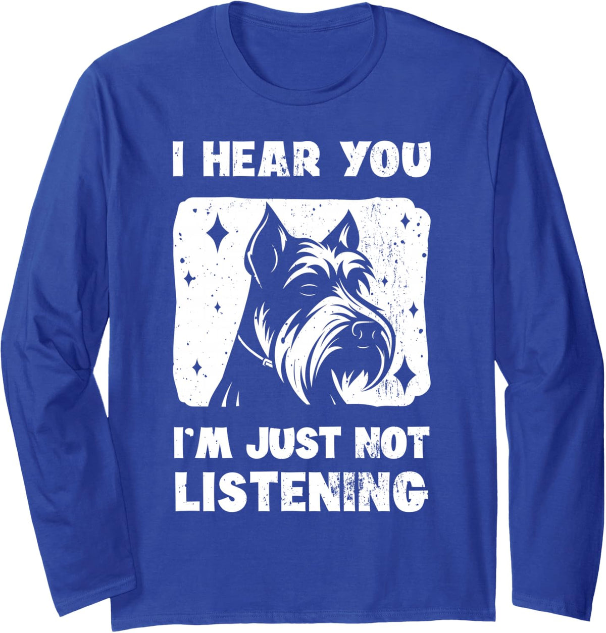 Scottish Terrier Aberdeen Pet Fur Parent Paw Zoologists Long Sleeve T-Shirt - Adult Unisex Royal Blue