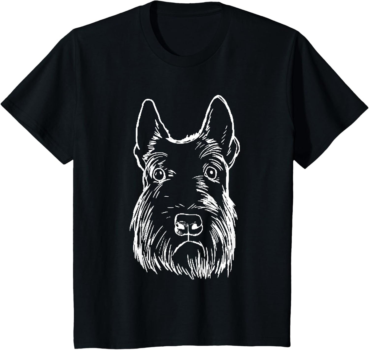 Funny Scottie Dog Scottish Terrier Dog Owner Gift T-Shirt - Black