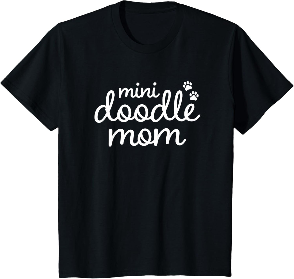 Mini Doodle Mom Miniature Goldendoodle Labradoodle Gift T-Shirt - Black