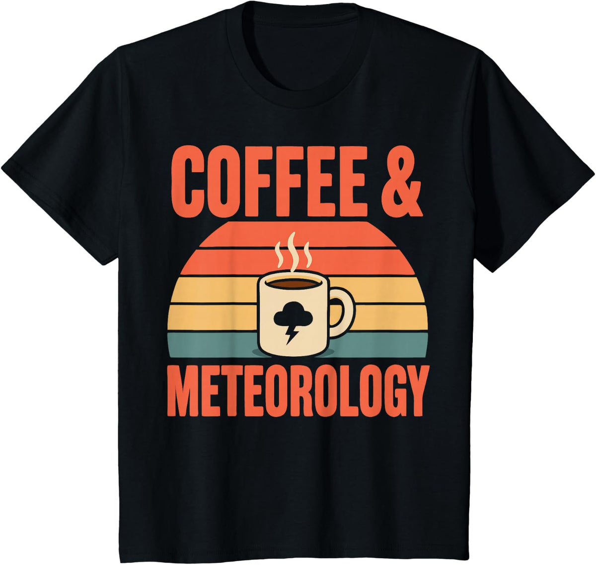Meteorology Weather Nerd Meteorologist T-Shirt - Black