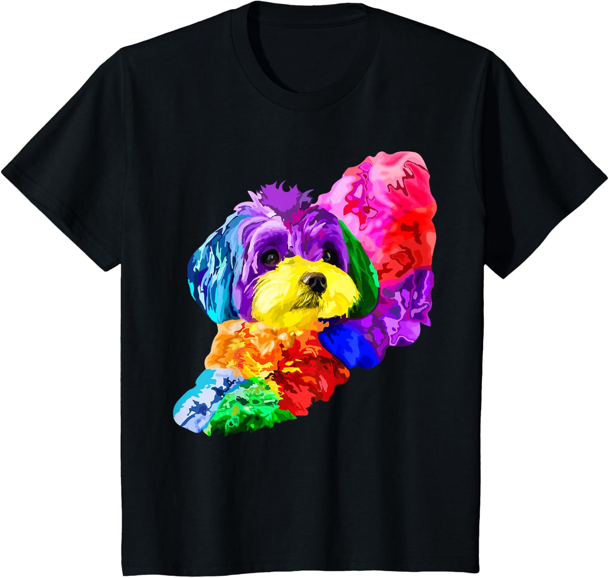 Dog Lover Gifts Havanese For Womens Colorful Havanese Mens T-Shirt - Black