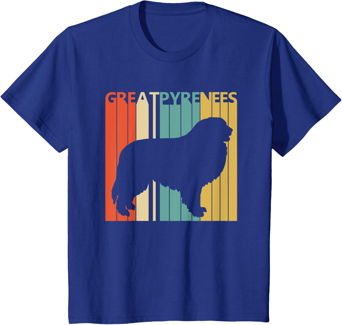 Great Pyrenees - Pyrenees Mountain Dog T-Shirt - Royal Blue