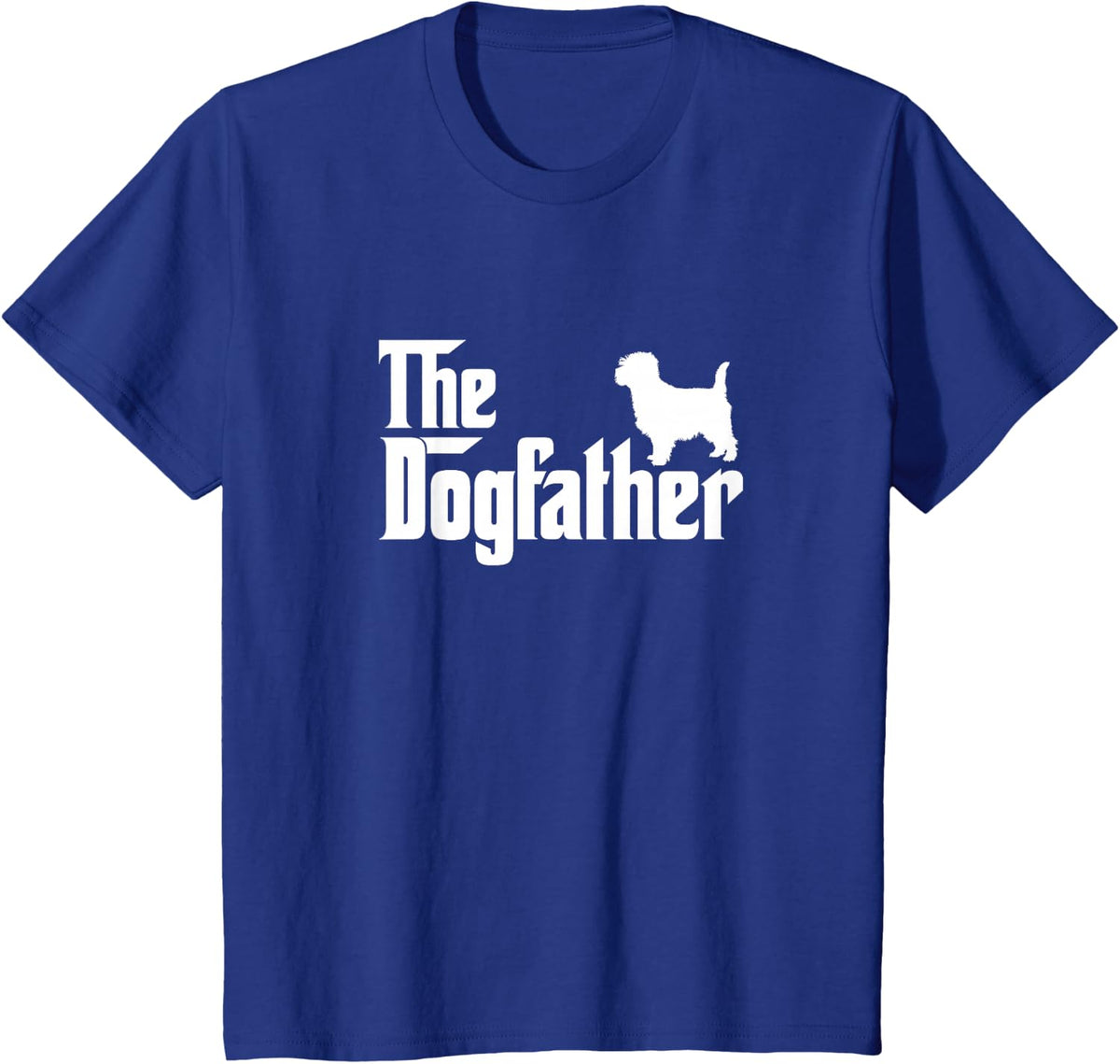 Cairn Terrier Lover Gift DogFather T-Shirt - Royal Blue