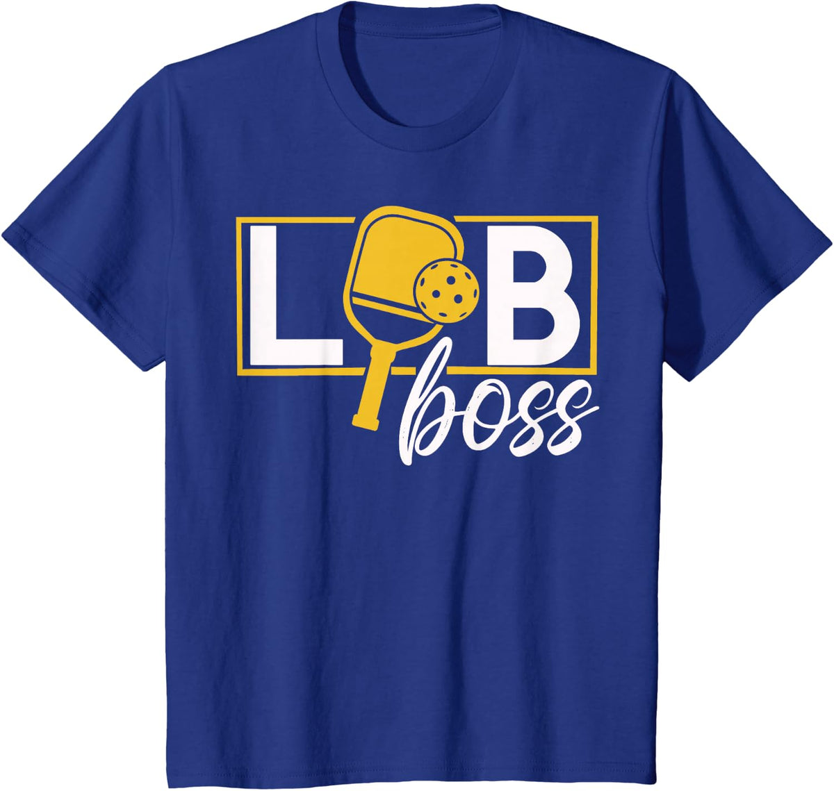 Lob Boss Pickeball T-Shirt - Royal Blue