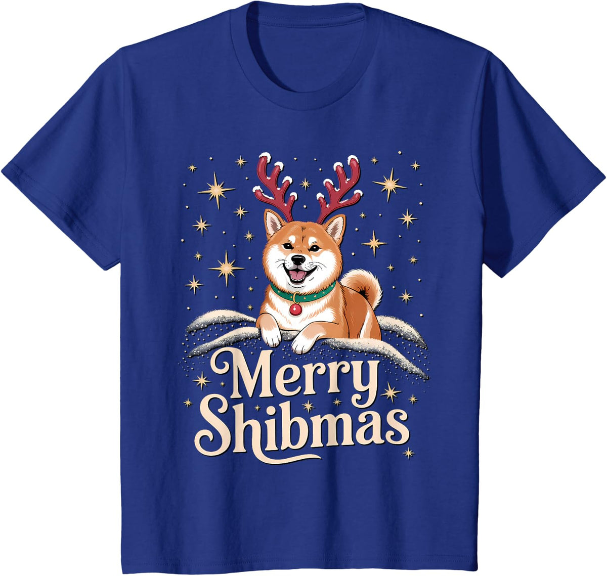 Merry Shibmas – Funny Shiba Inu Christmas T-Shirt - Royal Blue