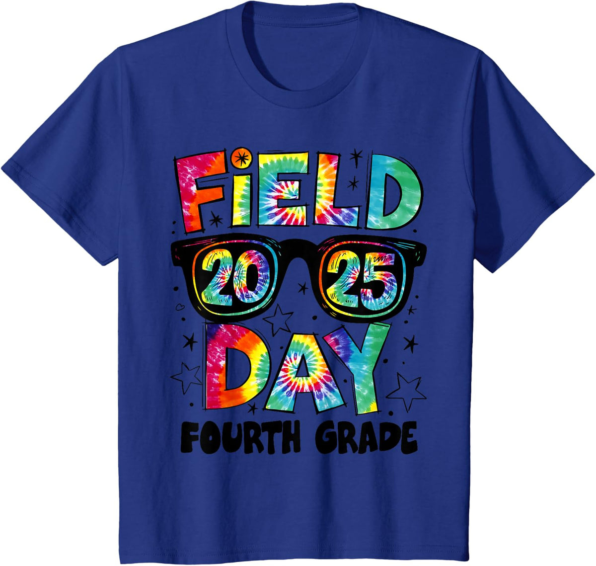 Field Day Fourth Grade Field Trip Fun Day Teacher Student T-Shirt - Royal Blue
