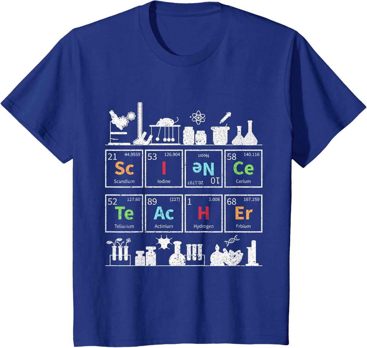 Science Teacher Science T-Shirt - Royal Blue