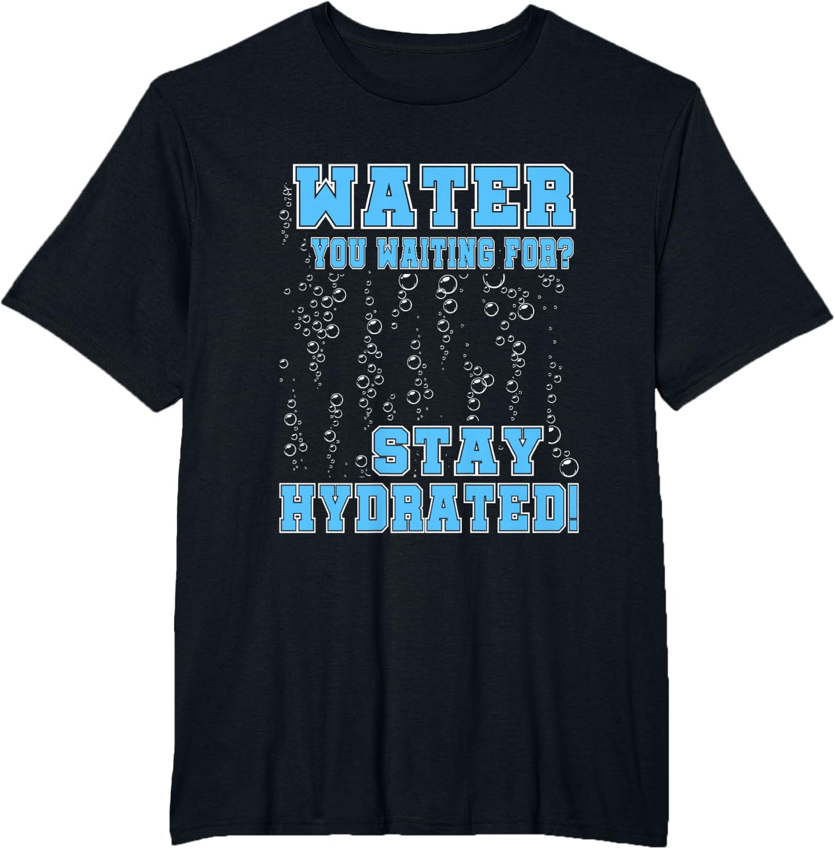 Hydration Specialist Team Manager Football Hydrated Waterboy T-Shirt - Black