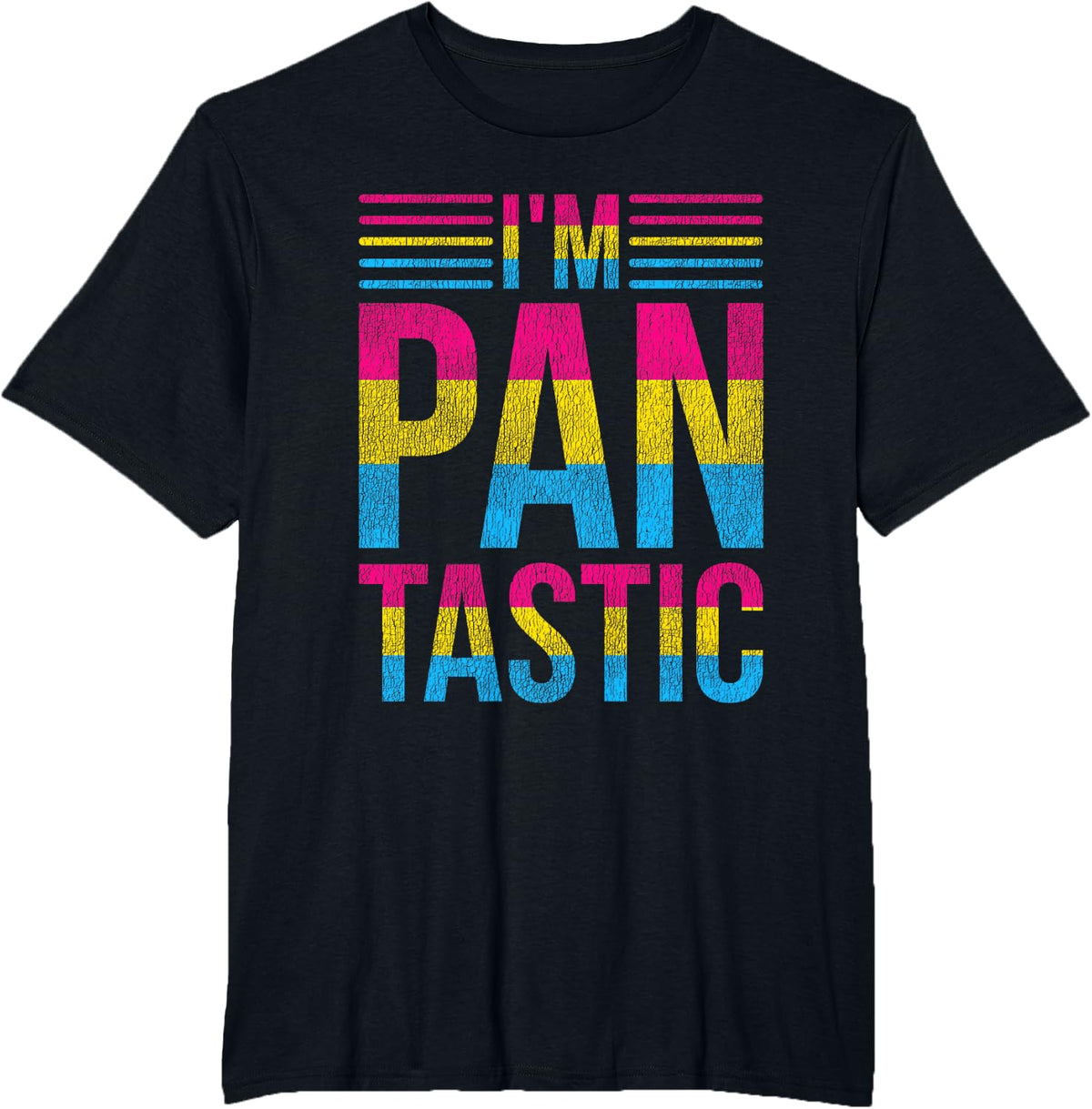 Funny Pansexual Flag Pan Pride Gift Pansexual T-Shirt - Black