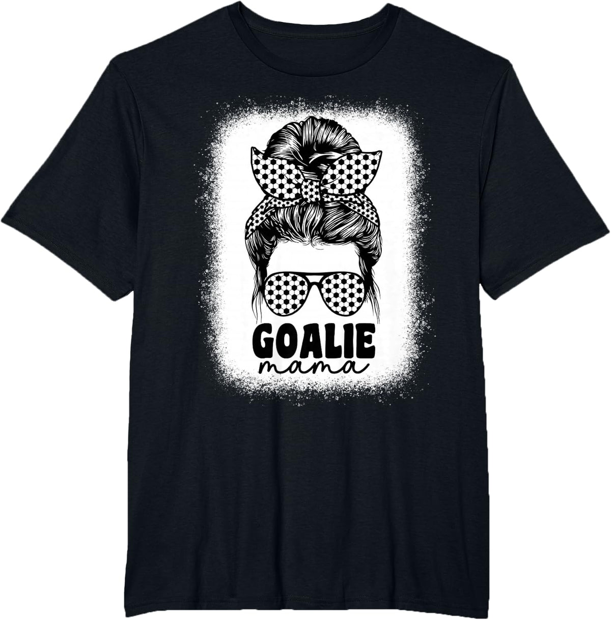 Soccer Goalie Mama Goal Keeper Soccer Goalkeeper Mom Funny T-Shirt - Black