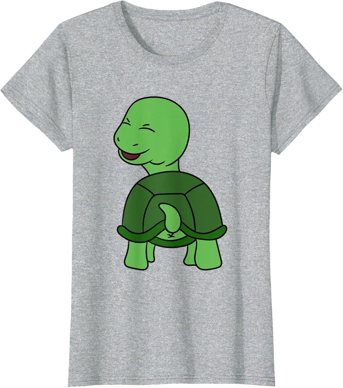 Funny Sea Turtles and Tortoise Butt Funny Turtle Butt T-Shirt - Heather Grey