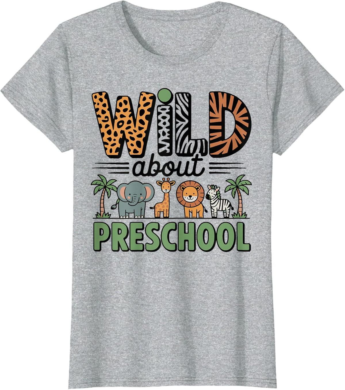 Pre-K Classroom Zoo Team for Back to School Teachers T-Shirt - Heather Grey