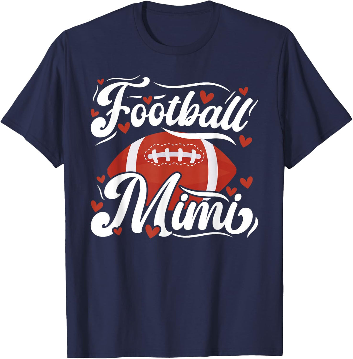 Football Mimi of A Football Player Mimi T-Shirt - Navy Blue