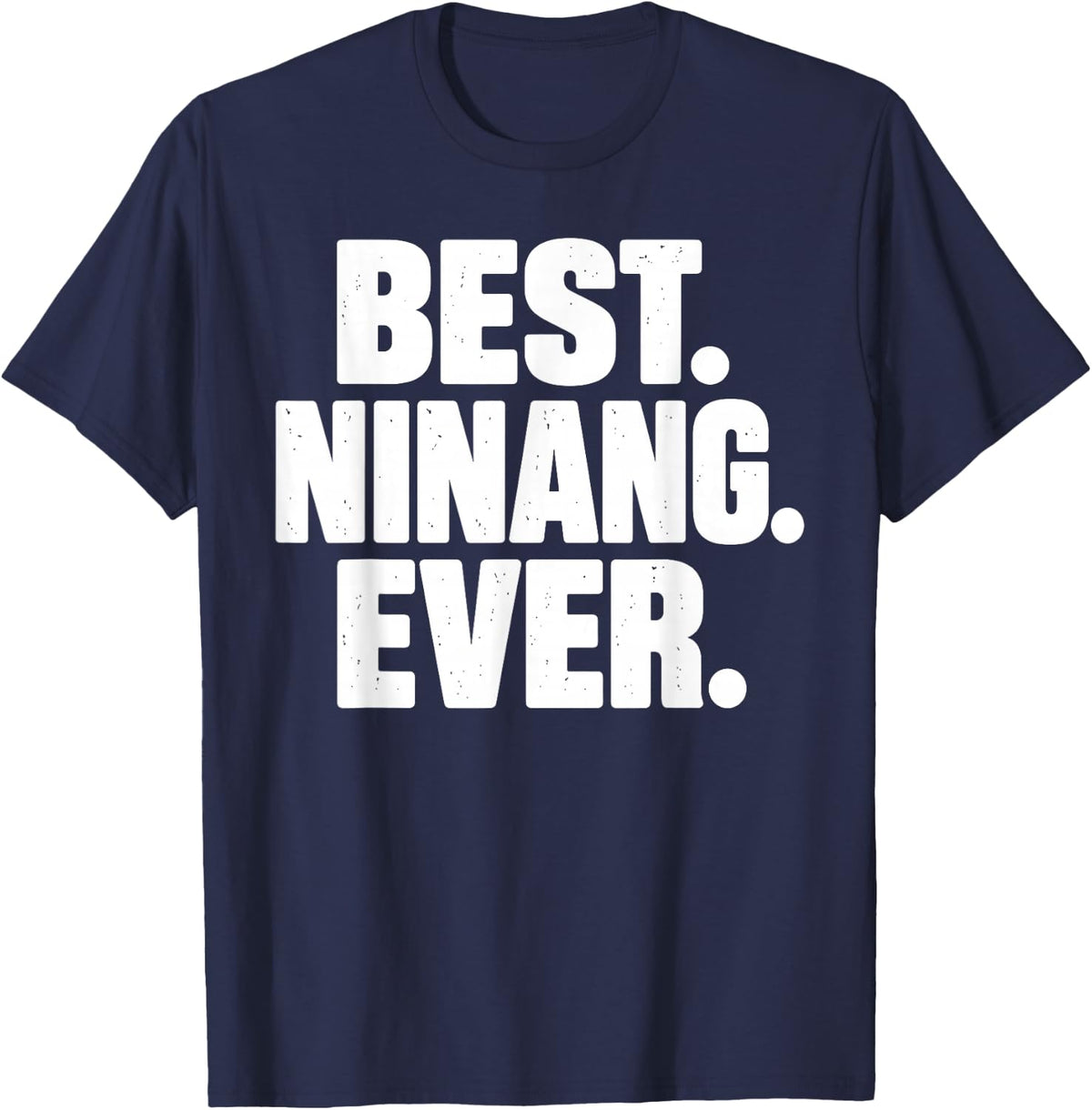 Ninang Art for Aunt Auntie Women Godmother Godparent Ninang T-Shirt - Navy Blue