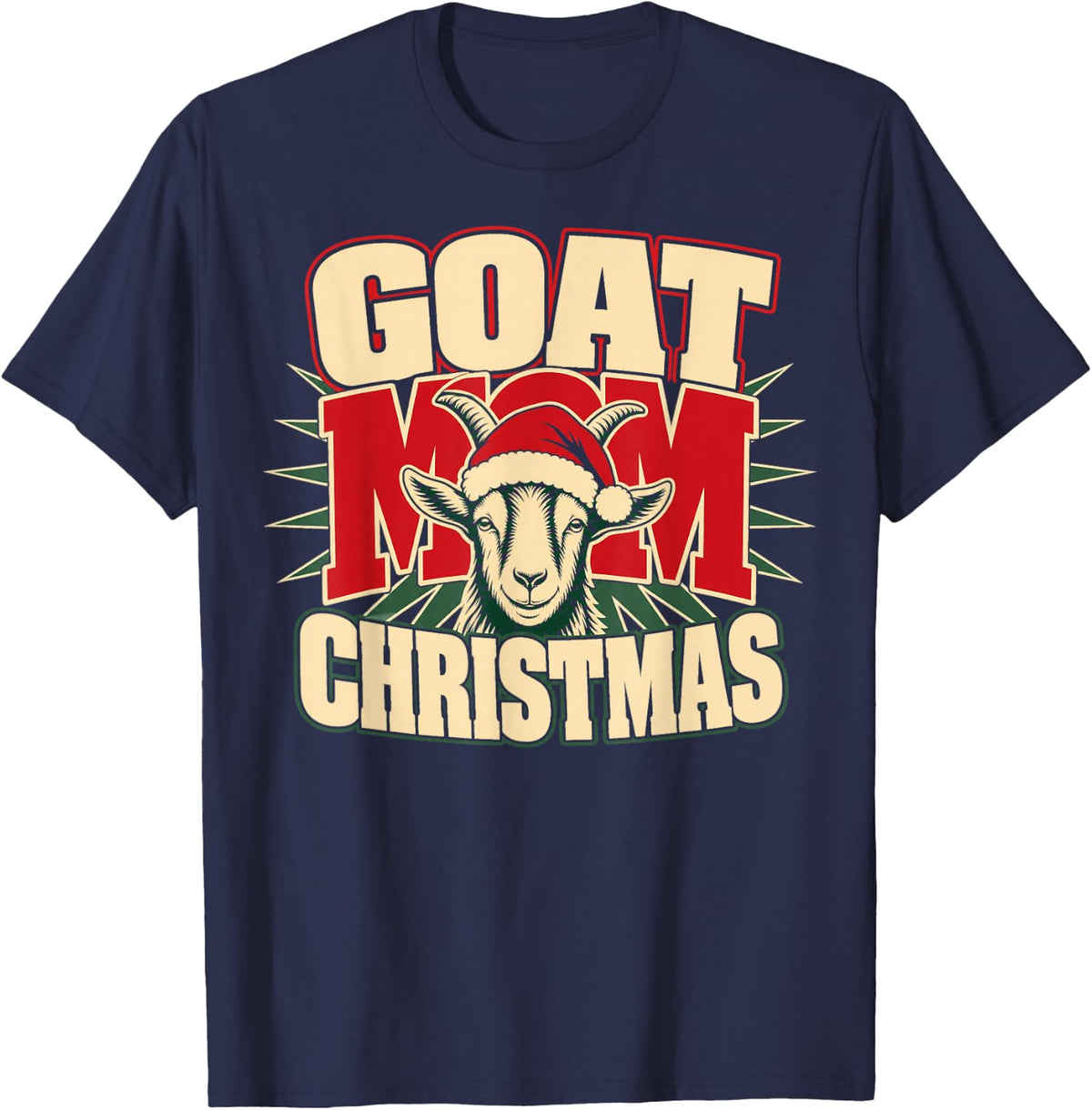 Got Mom Christmas Holiday T-Shirt - Navy Blue