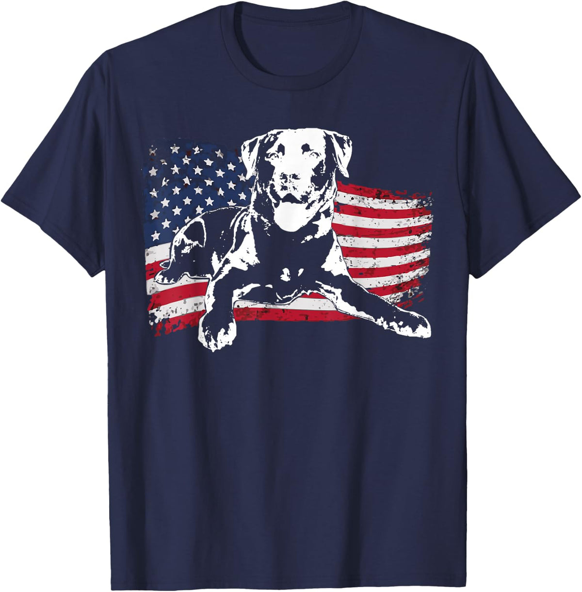 Labrador Retriever Lab Dog T-Shirt - Navy Blue