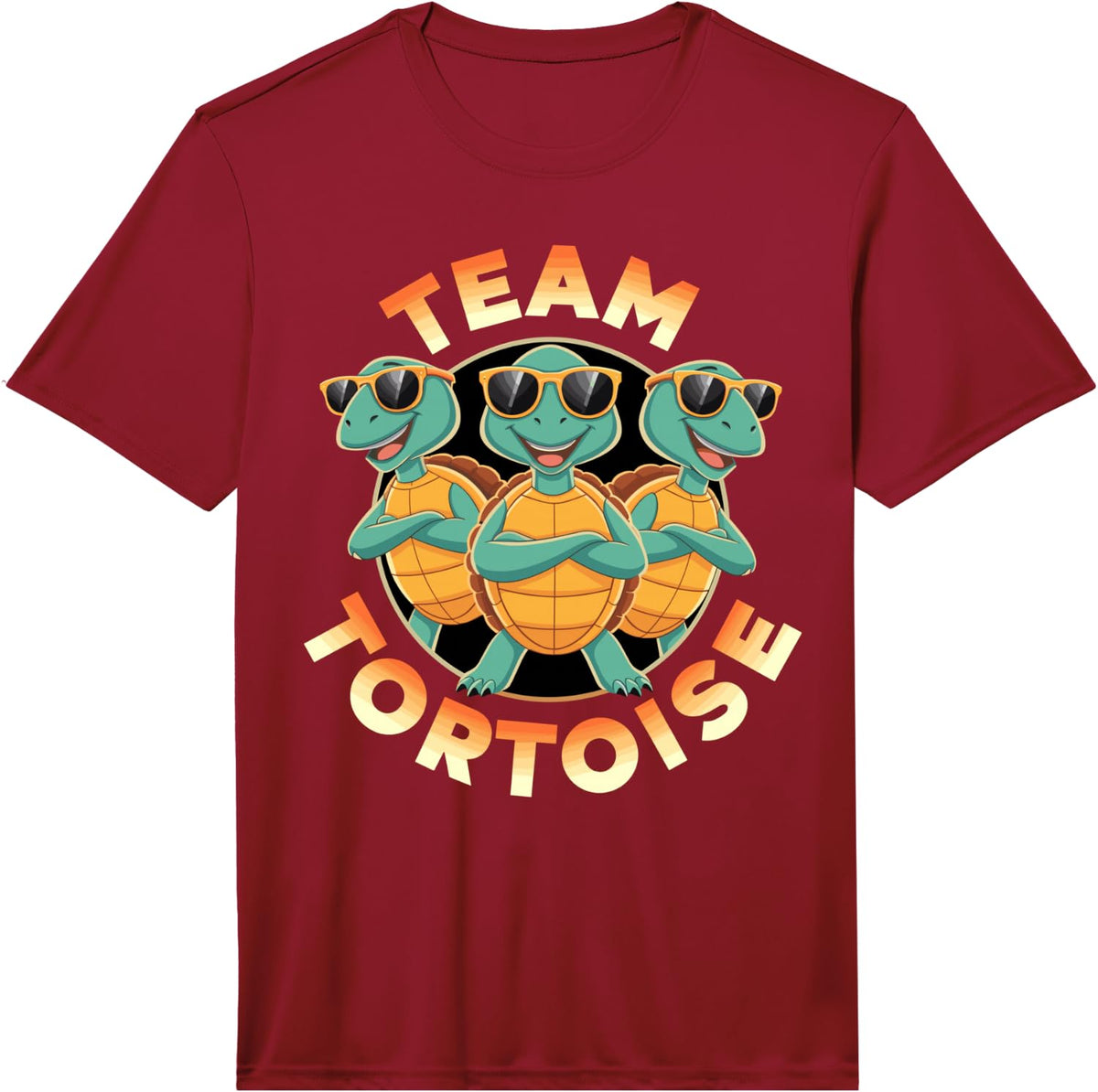 Mens Team Tortoise Stuff | Tortoise Costume Products for Tortoise Performance T-Shirt - Red