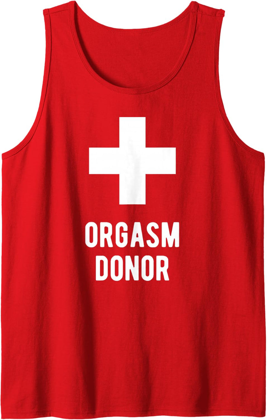 Orgasm Donor Tank Top - Red