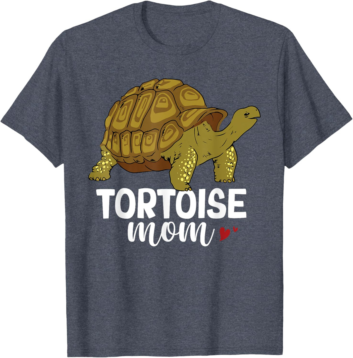 Tortoise Mom Mother's Day Reptile Women Turtle T-Shirt - Heather Blue