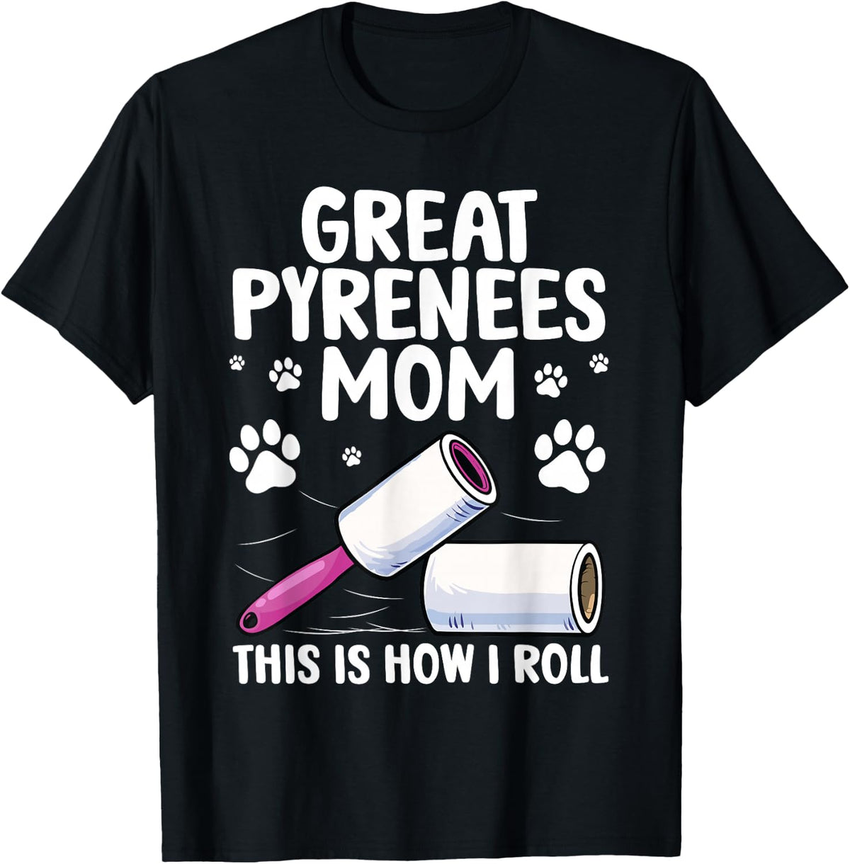 Cool Great Pyrenees Art for Women Girls Great Pyrenees Lover T-Shirt - Black
