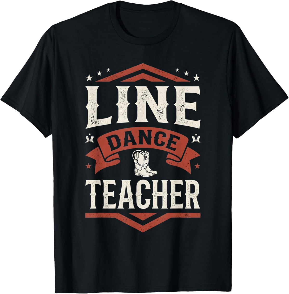 Line Dancing Teacher Line Dance Line Dancer T-Shirt - Black