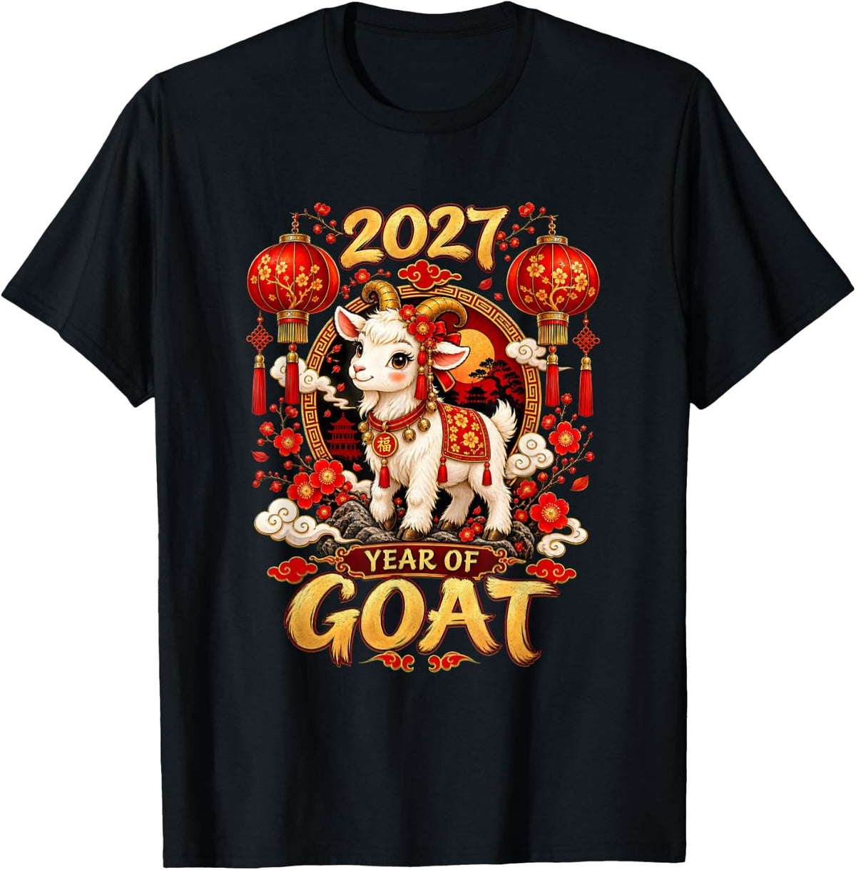 Lunar Zodiac T-Shirt - Black