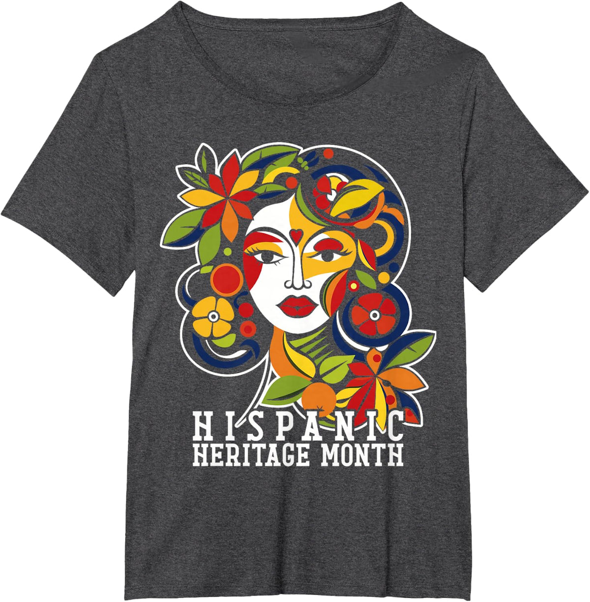 Hispanic Heritage Month Women, Men T-Shirt - Dark Heather Grey