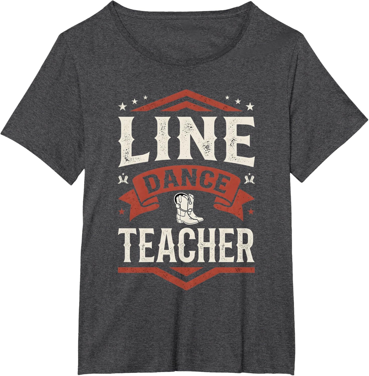 Line Dancing Teacher Line Dance Line Dancer T-Shirt - Dark Heather Grey