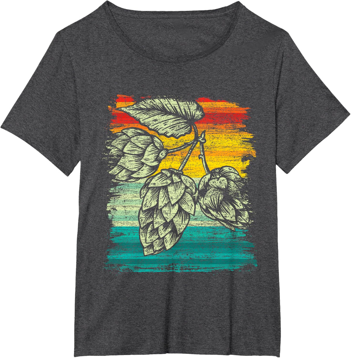 Gift for Beer Drinkers Beer Barrel Party Beer T-Shirt - Dark Heather Grey