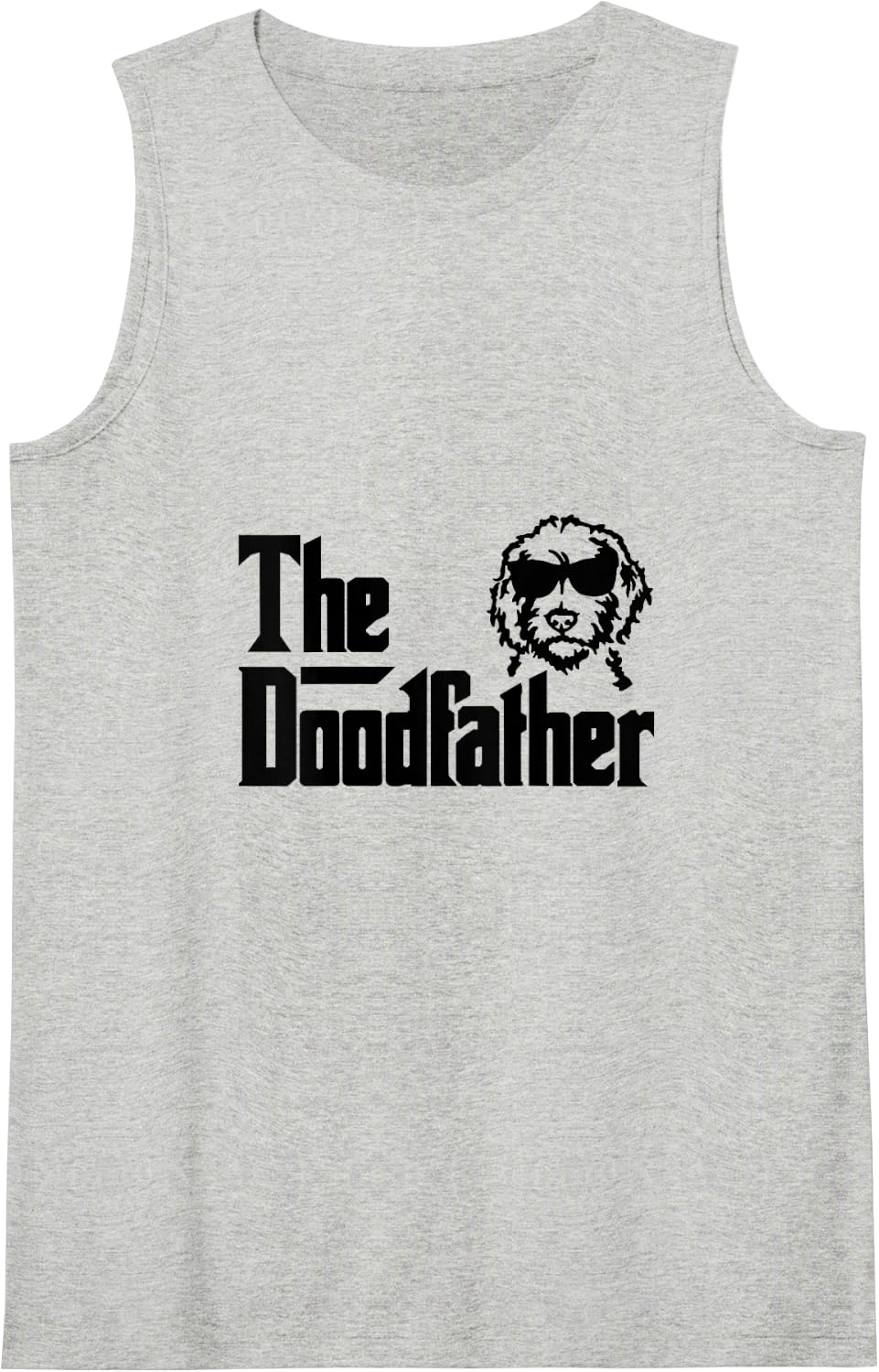 The Doodfather Labradoodle Goldendoodle Lover Dog Men Dood Tank Top - Heather Grey