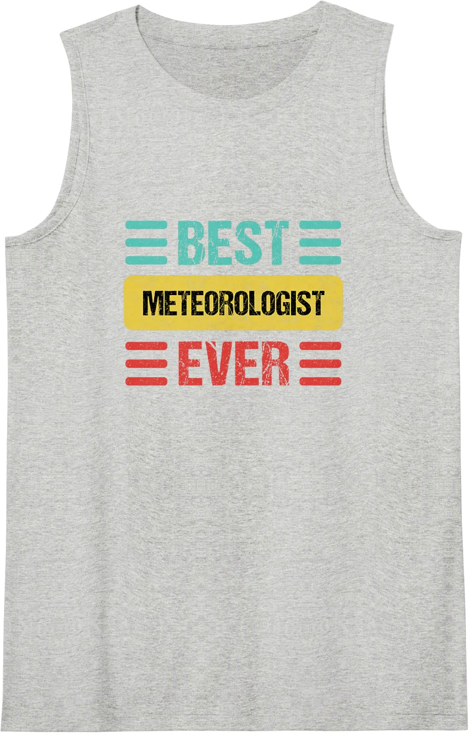 Meteorologist Sleeveless Tank Top - Heather Grey