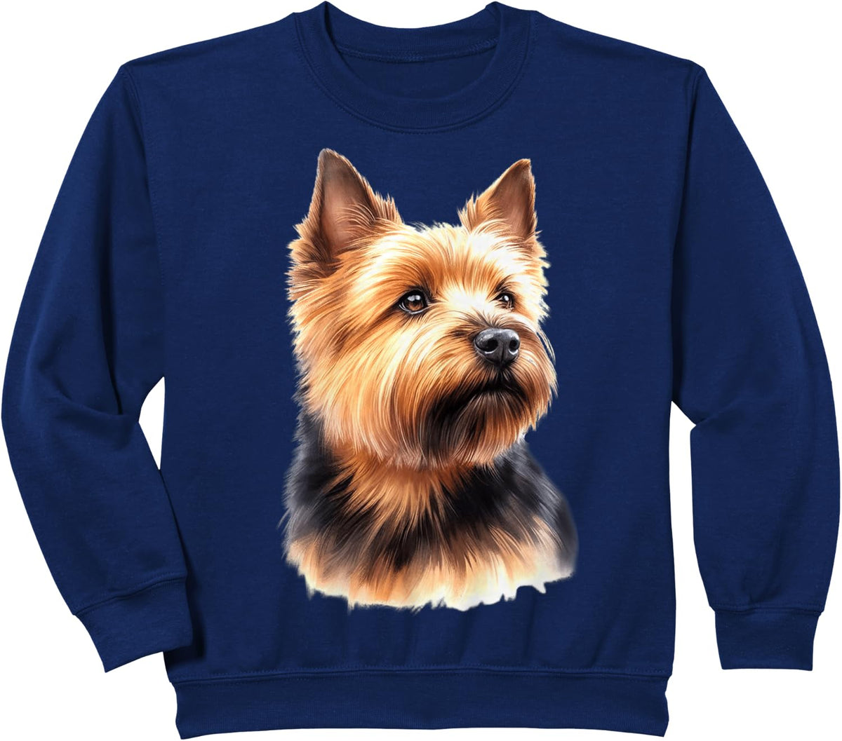 Norwich Terrier Dog Sweatshirt - Navy Blue