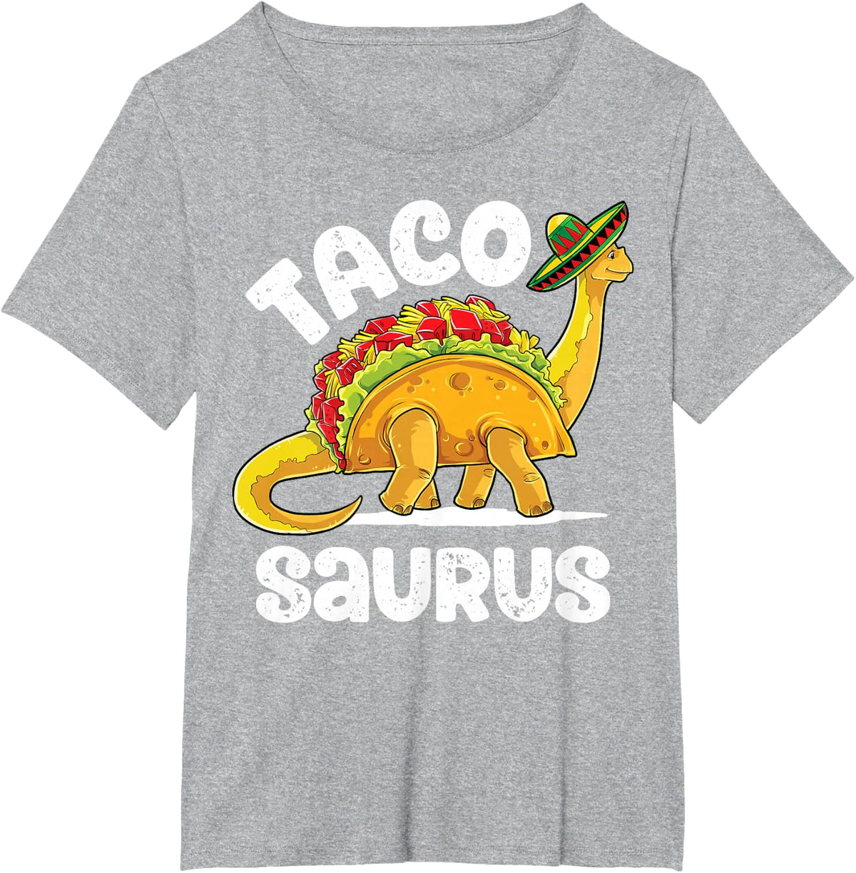 Tacosaurus Taco Dinosaur T rex Funny Cinco de Mayo Men Women T-Shirt - Heather Grey
