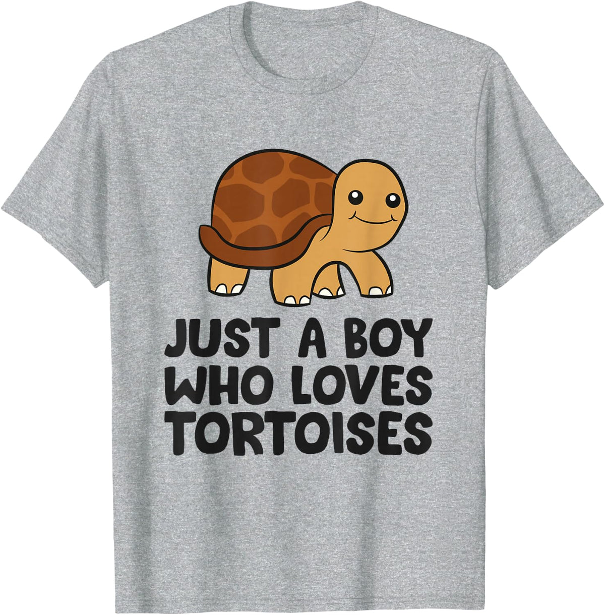 Sea Ocean Tortoise Just a Boy Who Loves Tortoises T-Shirt - Heather Grey
