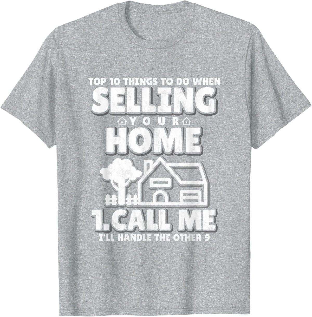 Realtor Real Estate Agent Salesperson T-Shirt - Heather Grey