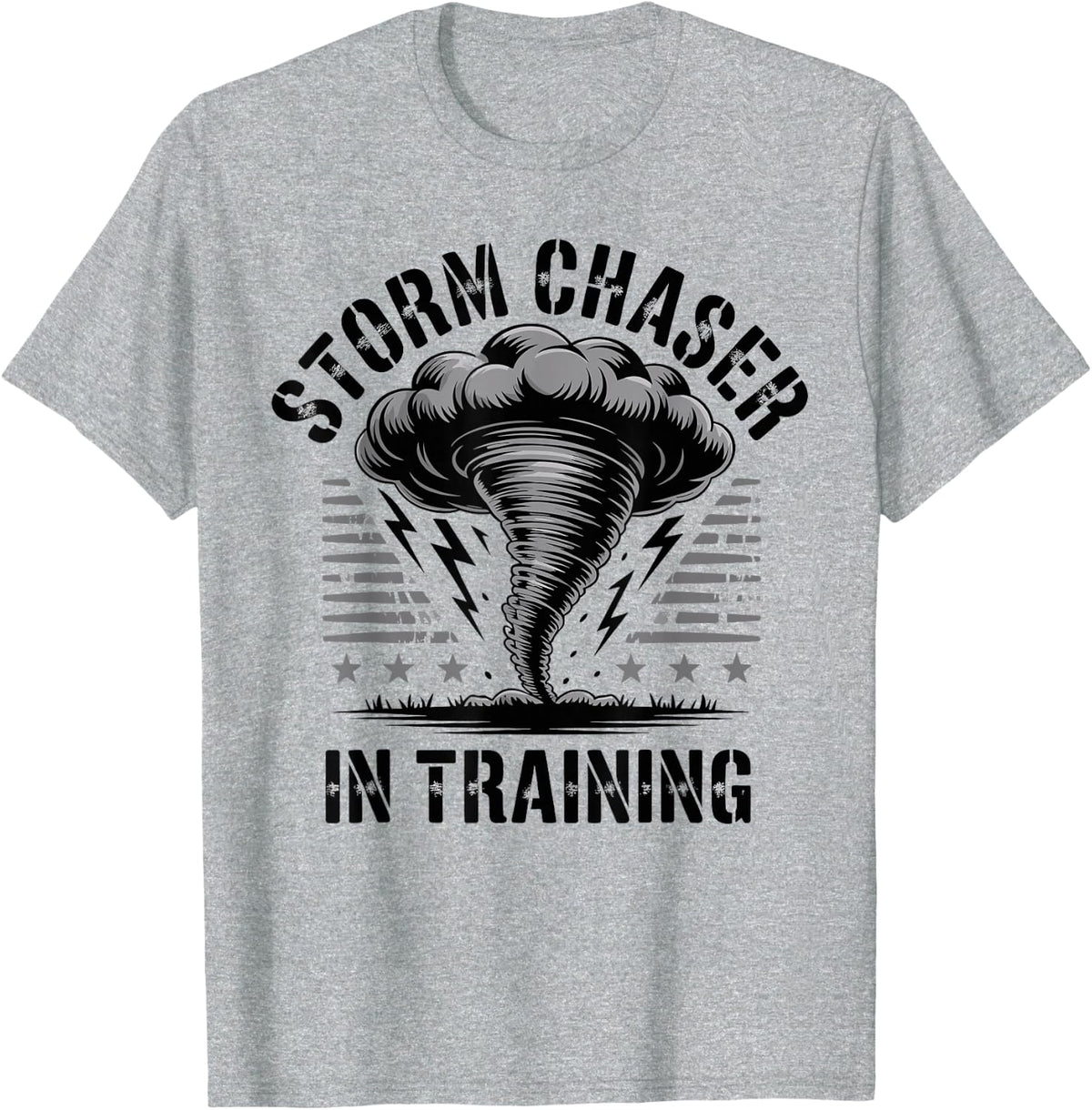 Storm Chaser Costume Hurricane Tornado T-Shirt - Heather Grey