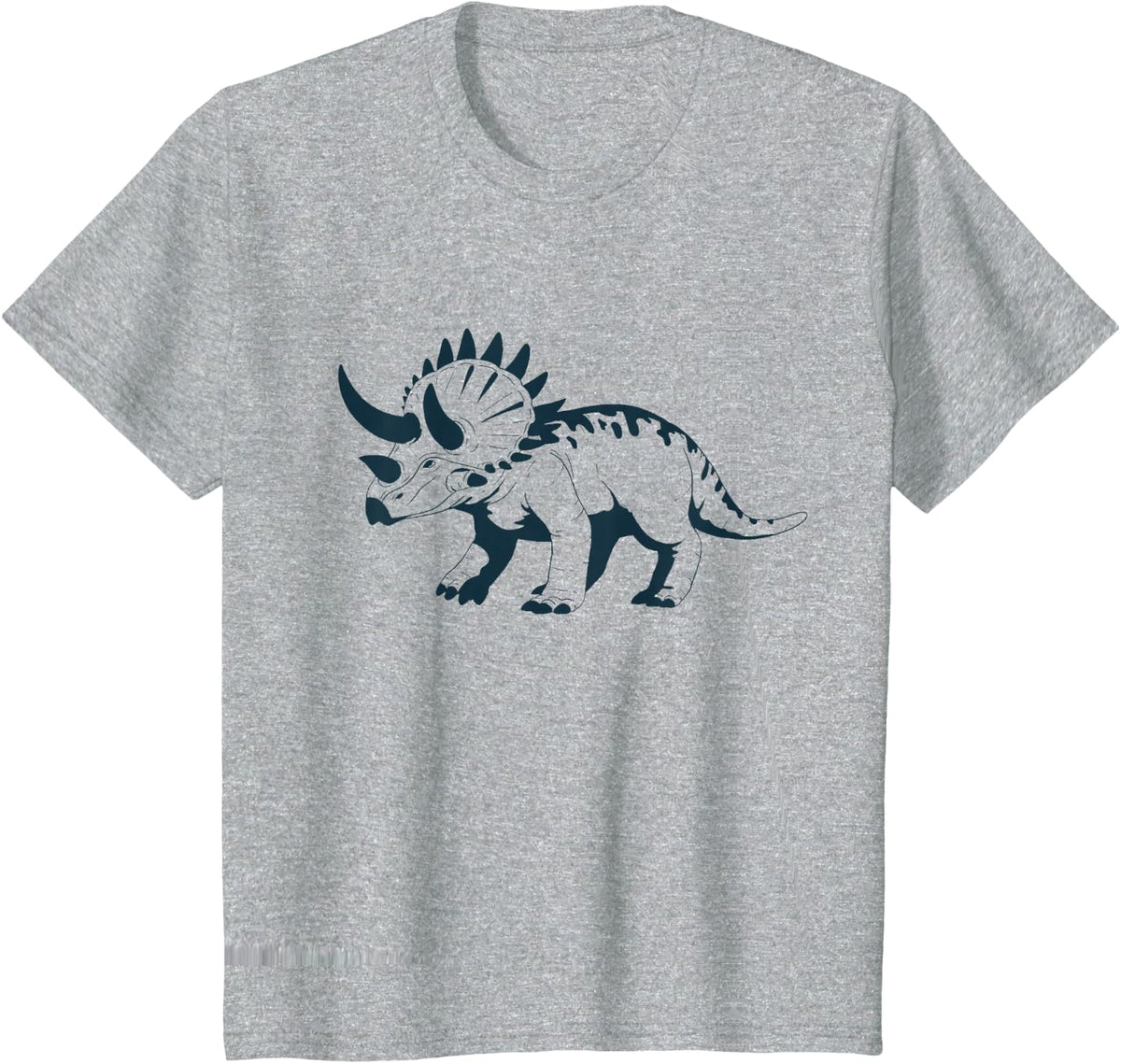 Kids Triceratops Dinosaur Dino Lover Gift T-Shirt - Heather Grey